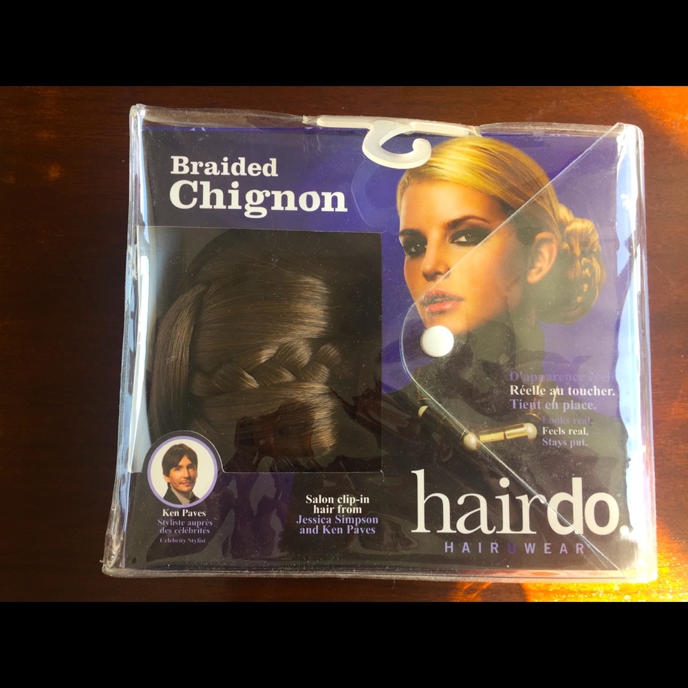 Braided Chignon Hairpiece by Jessica Simpson